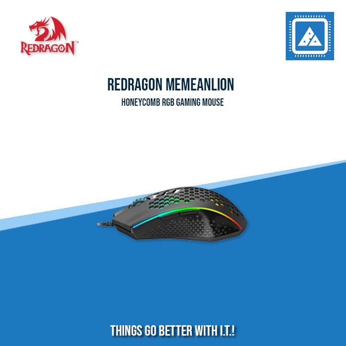 REDRAGON MEMEANLION HONEYCOMB RGB GAMING MOUSE REDRAGON MEMEANLION HONEYCOMB RGB GAMING MOUSE